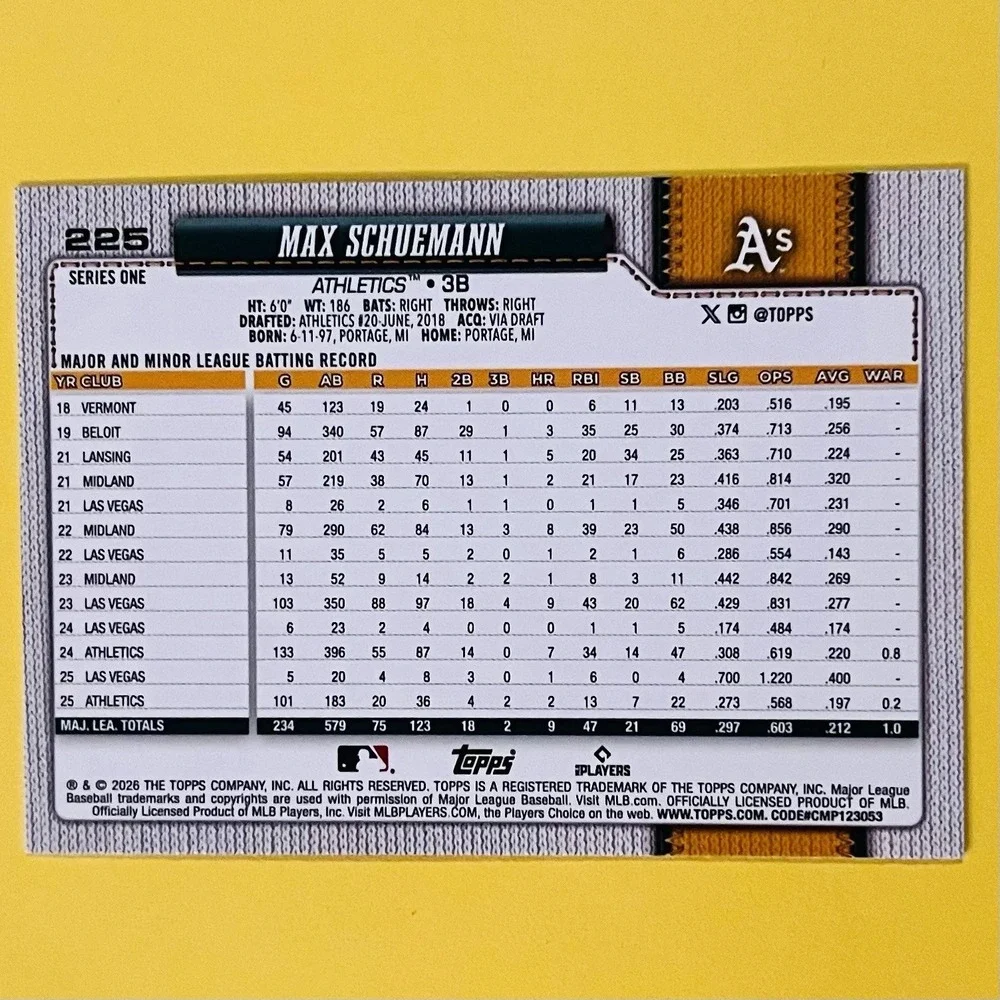 N/A 2026 topps